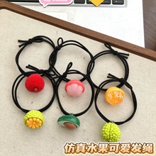 仿真菠萝蜜水果发绳百搭学生头绳可爱发圈皮筋不伤发高弹力发饰