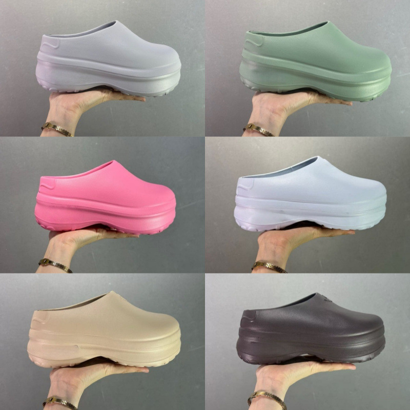 Autumn and Winter New Adidas Chef Shoes Low-Top Sports Casual Campus Sneakers for Men and Women Dopamine Full-Toe Slippers
