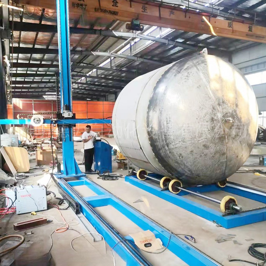 化工桶自动焊不锈钢压力罐焊接设备环直一体自动焊氩弧焊