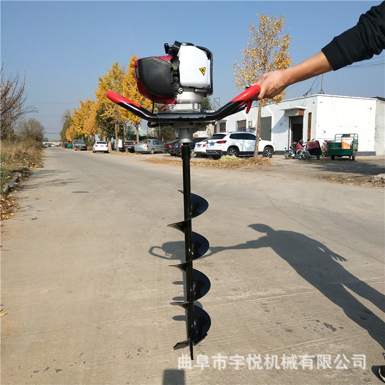 手提式挖坑机 小型便携式钻眼机 两冲程栽树钻坑机