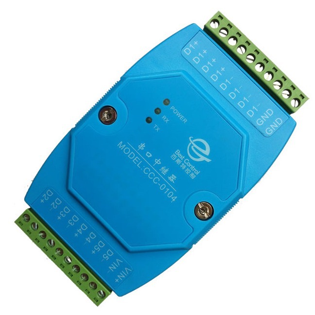 百斯特工业级光电隔离485串口中继器（1拖4) CCC-0104GL