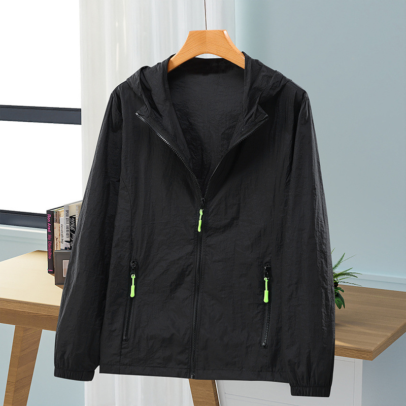 Verano seda de hielo ropa de protección solar para mujeres tamaño grande al aire libre madre anti-UV abrigo corto transpirable delgado ropa de protección solar