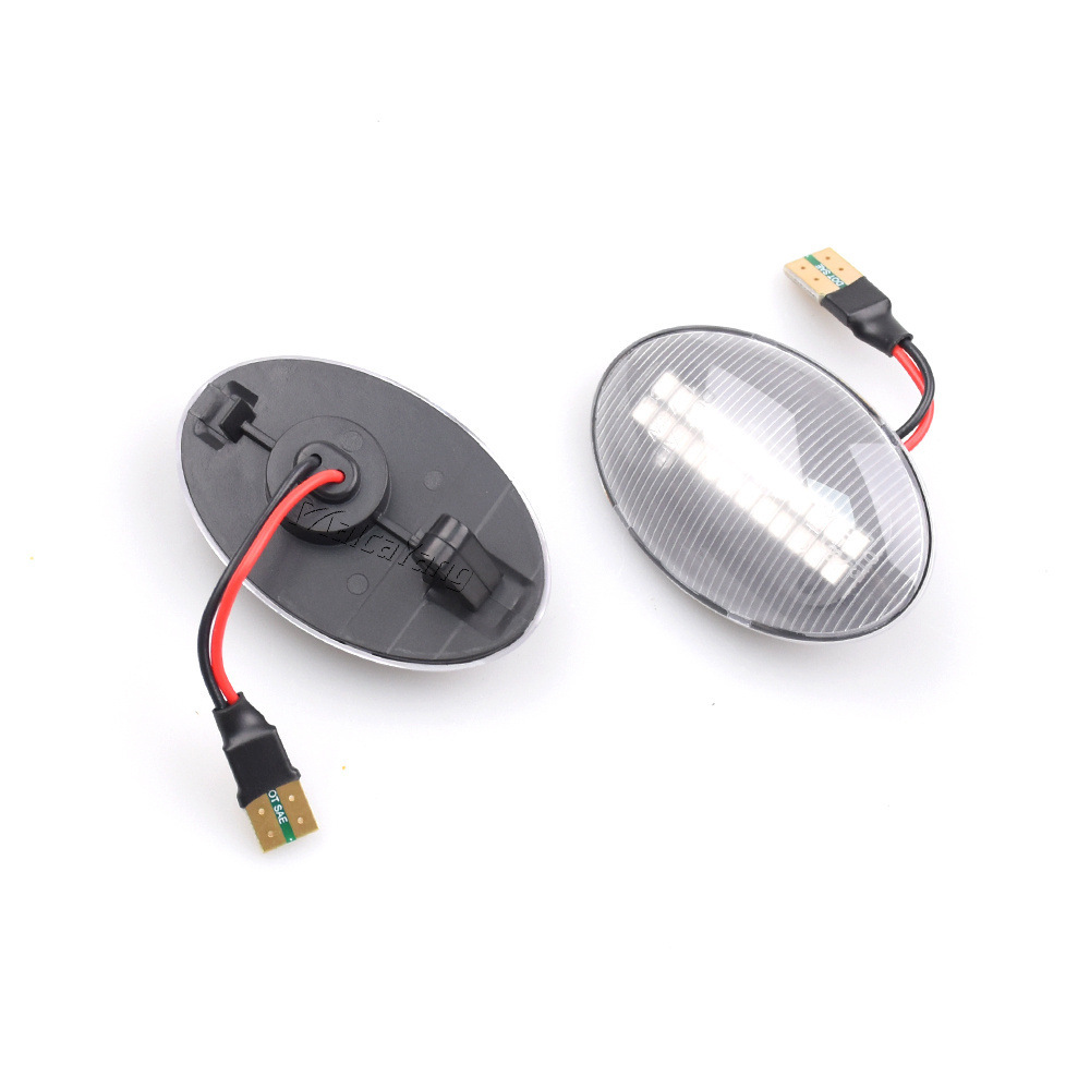 Aplicable a Opel Corsa B C Astra LED amarillo corriente de agua lámpara lateral luz de dirección lateral