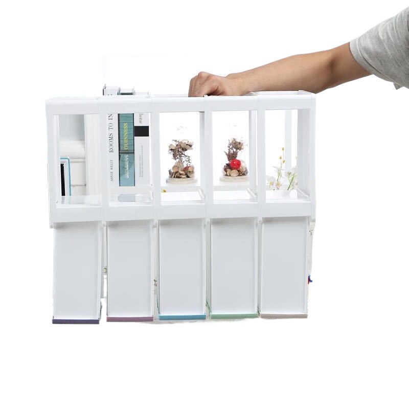 Caja de almacenamiento de cajón multicapa en el escritorio Caja de almacenamiento de plástico Caja de acabado Caja de almacenamiento de cosméticos Caja de papelería