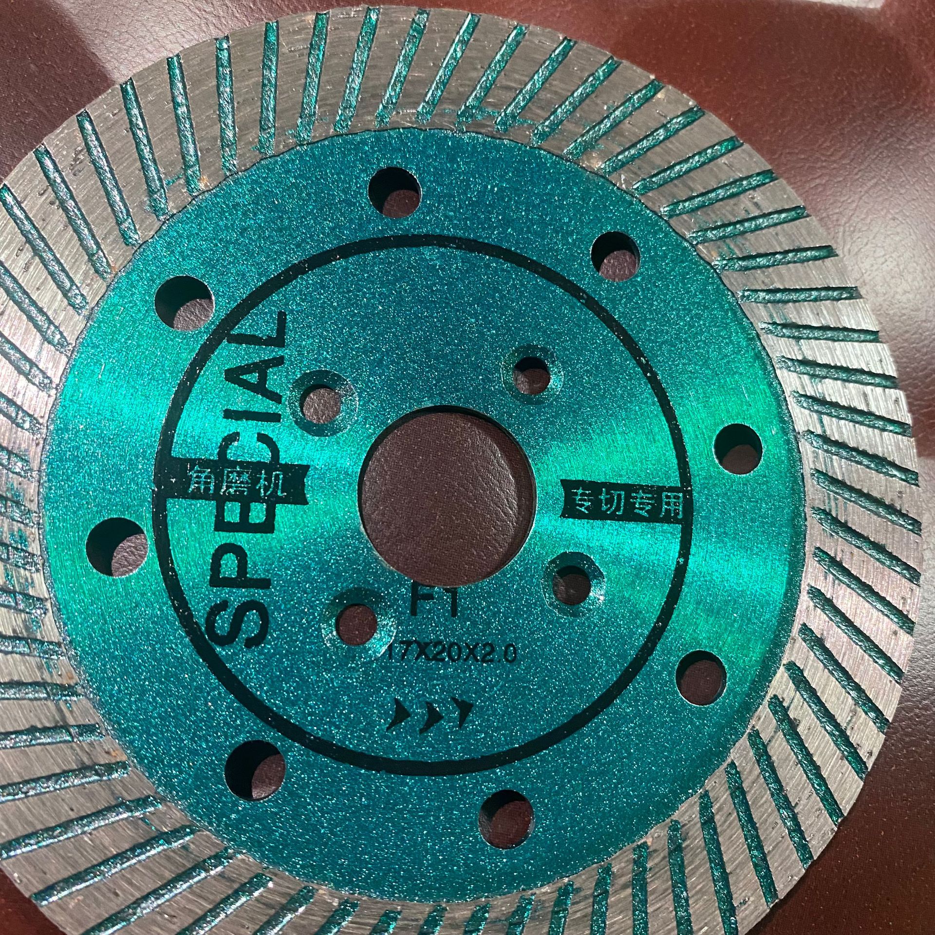 沃科117切割片角磨机瓷砖玻璃混凝土波纹加厚锋利石材超薄花岗岩