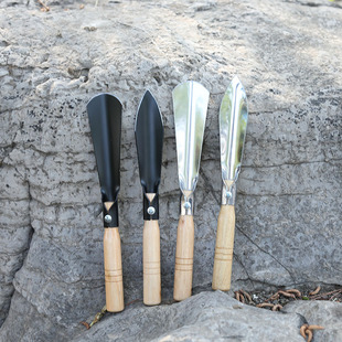Garden Flower Shovel Stainless Steel Agricultural Vegetable Drawers Wild Vegetable Garlic Seedling Shovel Pulling Grass Dig Wild Vegetable Seedling Transfer Shovel
