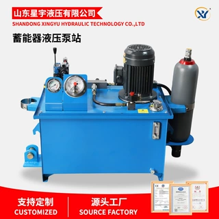 非标可定制液压站压力机起重机液压系统蓄能器液压泵站星宇厂家