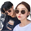 Fashionable sunglasses, milk tea, glasses solar-powered, Korean style, internet celebrity