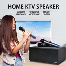 Microphone home singing speaker 60W high power Bluetooth