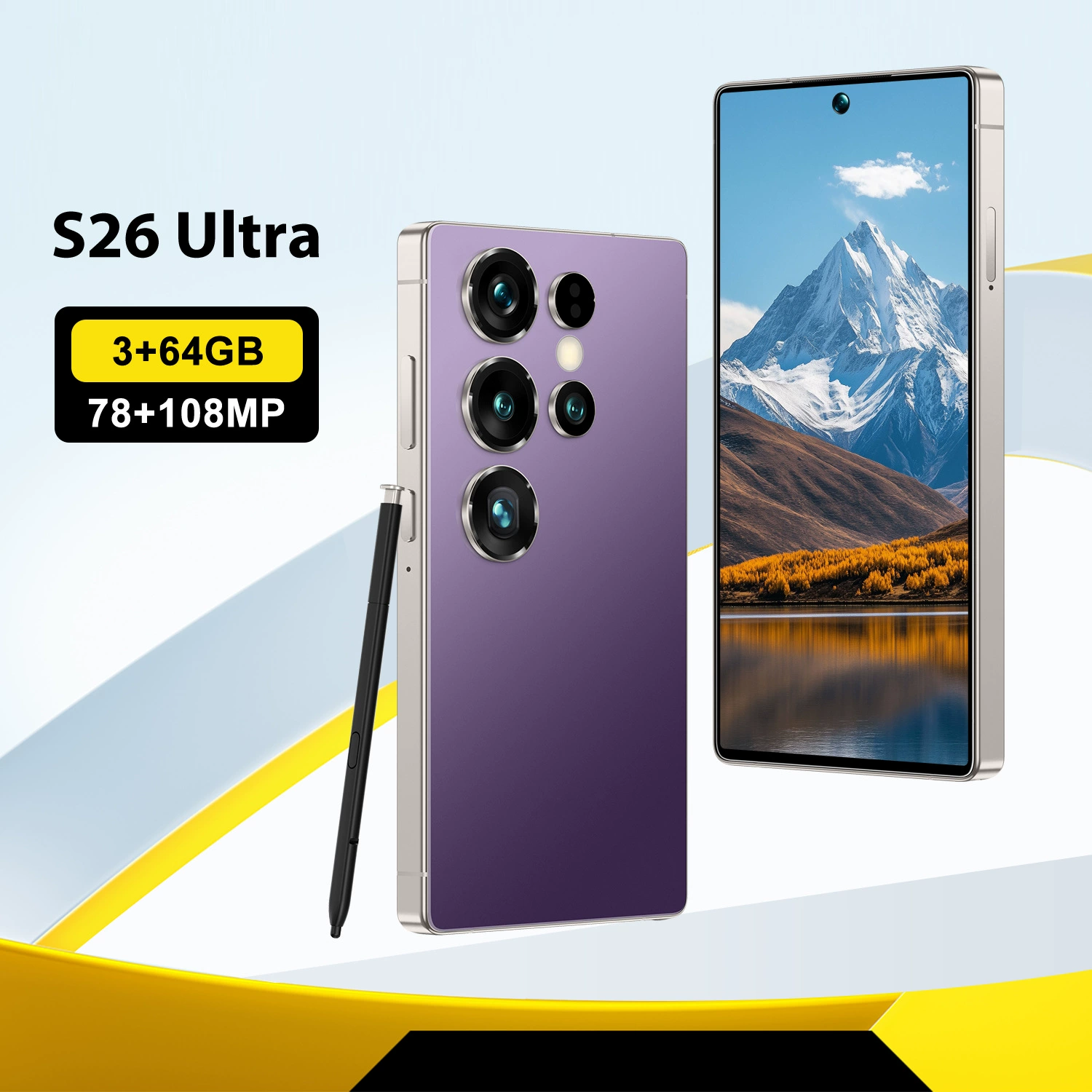 Новый смартфон M15 Ultra, реальный 4G, высокое разрешение, сверхбольшой экран, восьмиядерный, 16+1Т, наличие, для внешней торговли