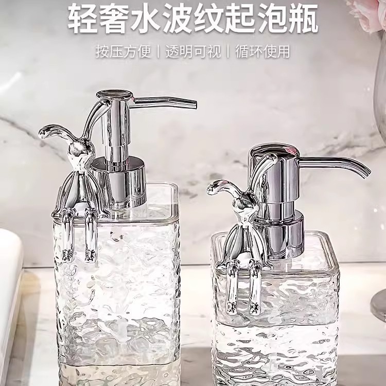 손 소독제 병 가벼운 고급 버블러 샴푸 서브 병 샤워 젤 세탁 세제 세제 프레스 병 빈 병