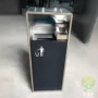 定制户外简约金属果皮箱