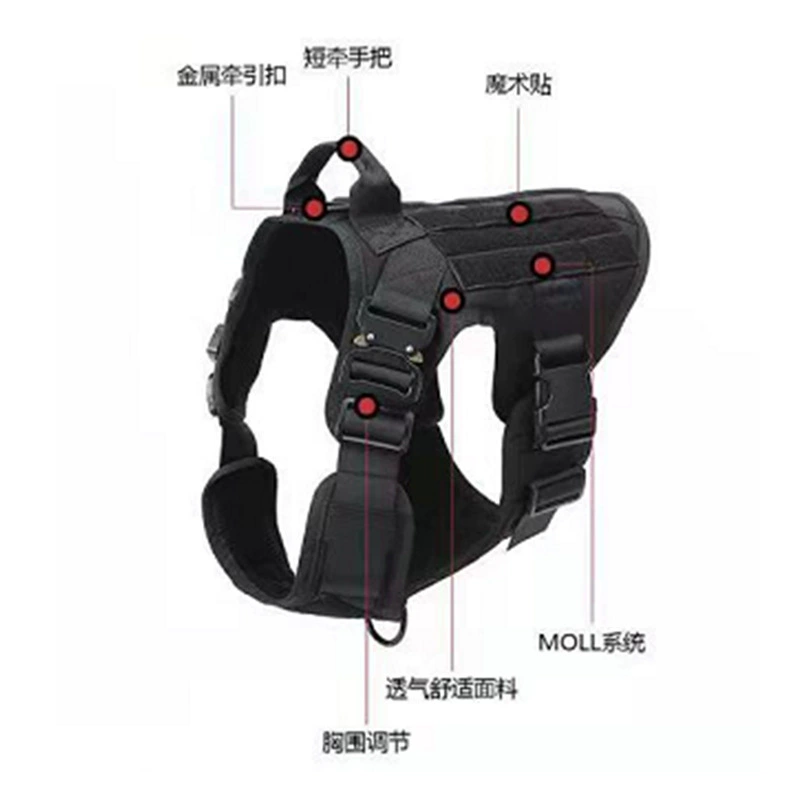 Тактический собачий жилет собачий ремень тактический собачий костюм водонепроницаемый нейлон MOIIE снаряжение тренировочный костюм