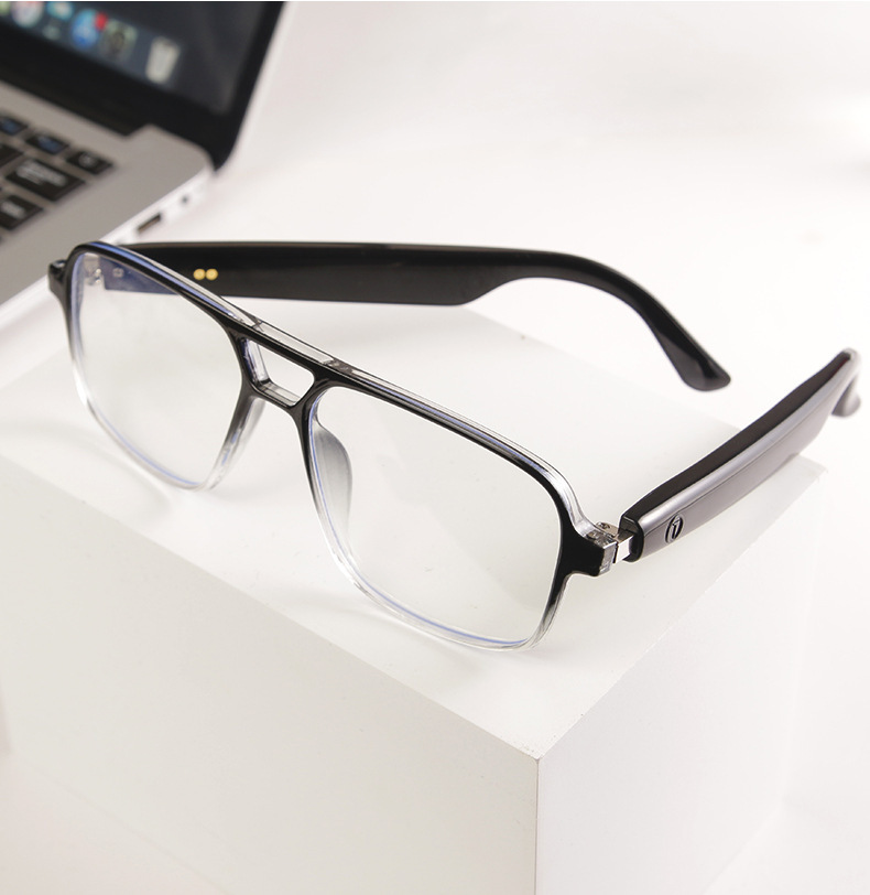 [Exclusivo Transfronterizo] Gafas inteligentes Bluetooth con traducción por IA GS10, para escuchar música y hacer llamadas, con cambio de color y protección UV