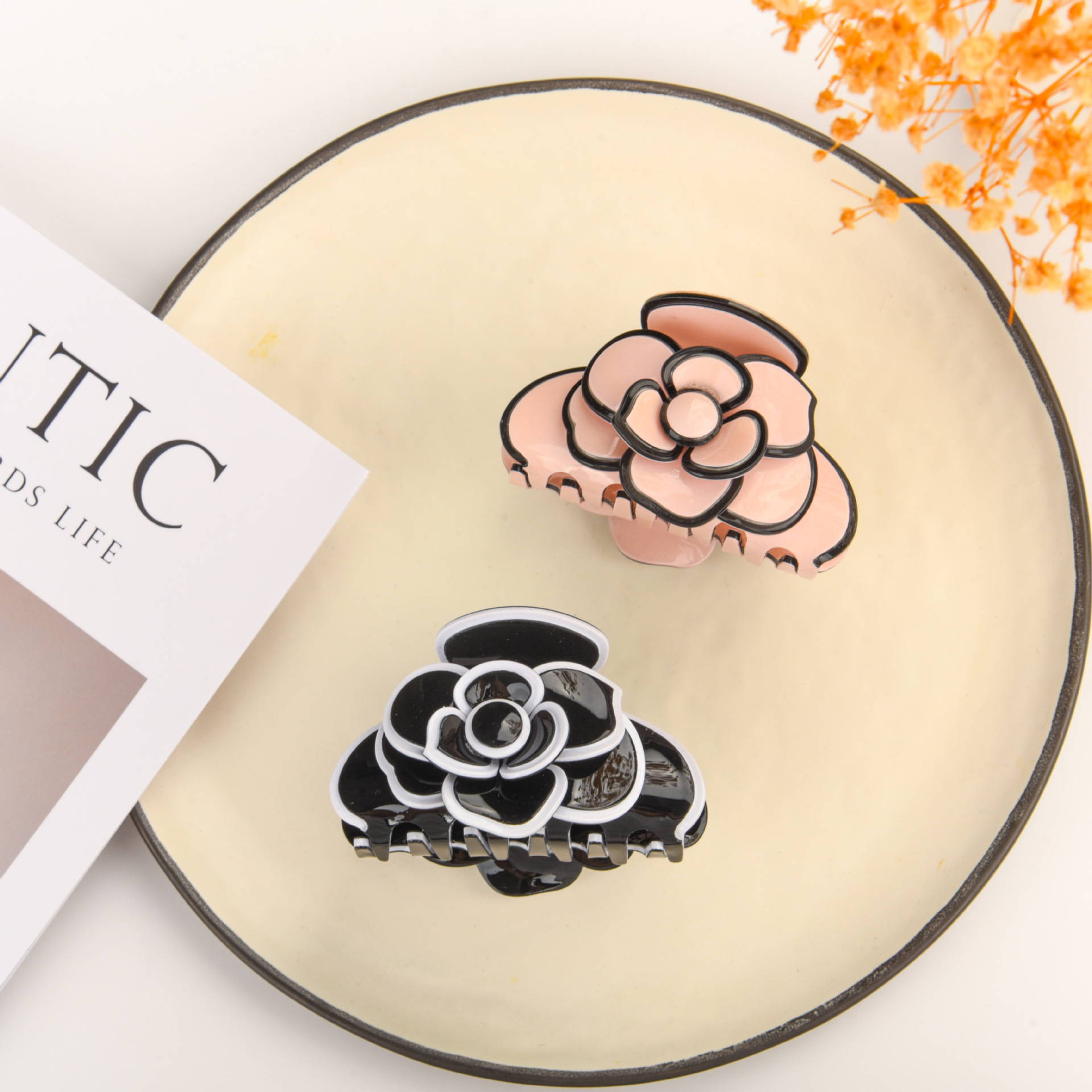 Hair Claws Hair Accessories Type Women's Elegant Flower Acetic Acid Sheets Hair Claws