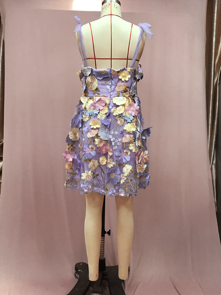 308g Weight Above Knee Dress Length Type Sleeveless Sleeve Length Mesh Dress Dresses Type Sleeveless Sleeve Type Polyester, Lace Fabric Type Mid Waist Waist Line Casual, Party Occasion Strap Dress Neckline Slim Fit Type Christmas Festival Flower Pattern Summer, Spring Season Elegant Style S, XXL Size Wholesale Elegant Flower Casual Party Strap Dress Sleeveless Mesh Dress 17