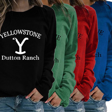2021�����ʯYELLOWSTONE��ĸӡ��ŷ��Ůװӡ��Բ�쳤����ͷ����
