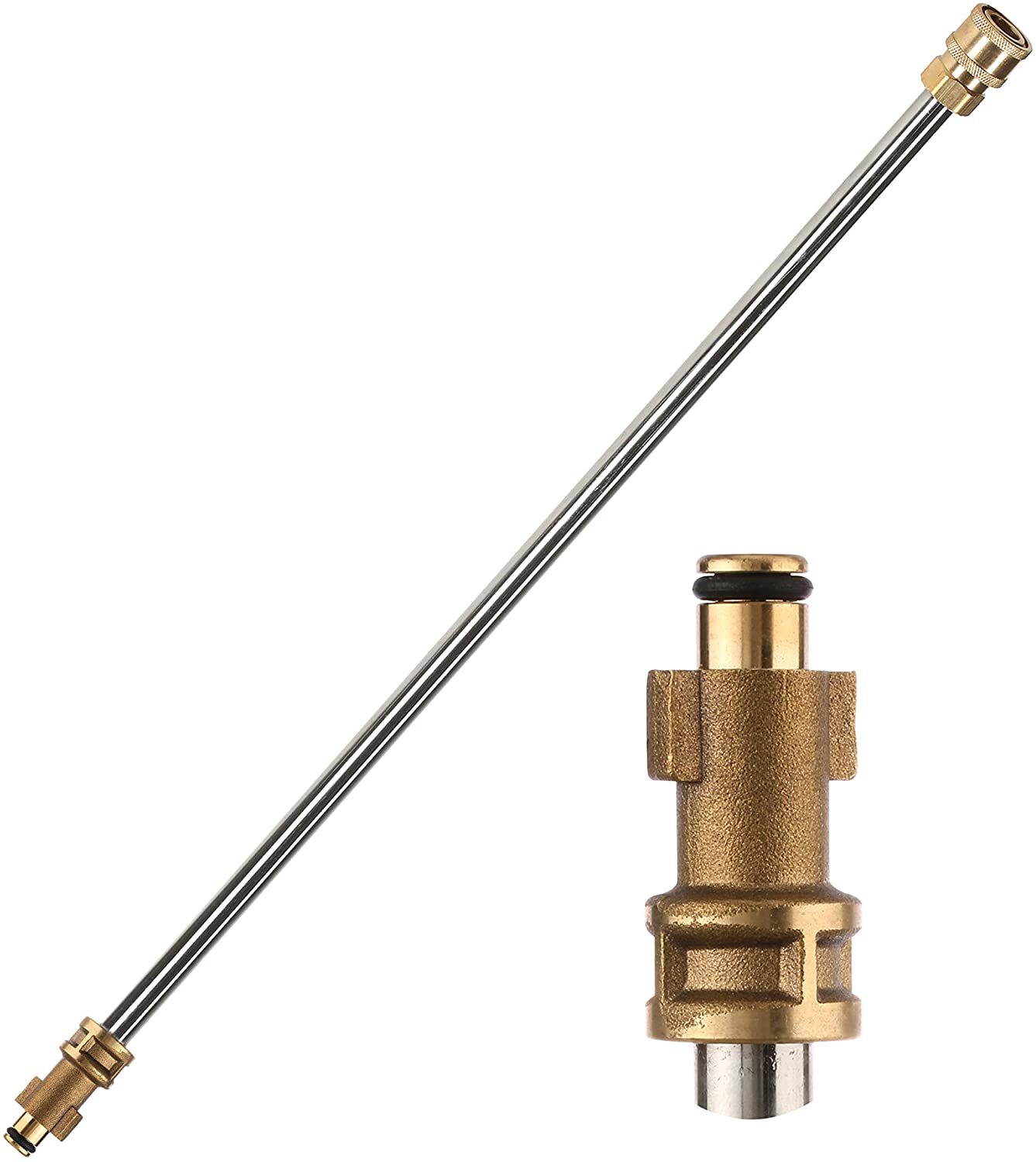 15 英寸压力清洗机延长杆 1/4清洗机延长杆 高压清洗延长杆