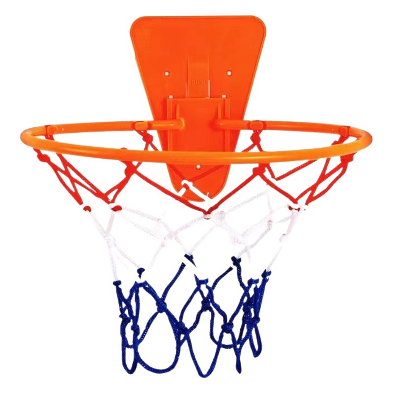 Basquetbol mudo Marco de baloncesto de interior en casa soporte de baloncesto sin ponche canasta montada en la pared niños entrenamiento para adultos en casa