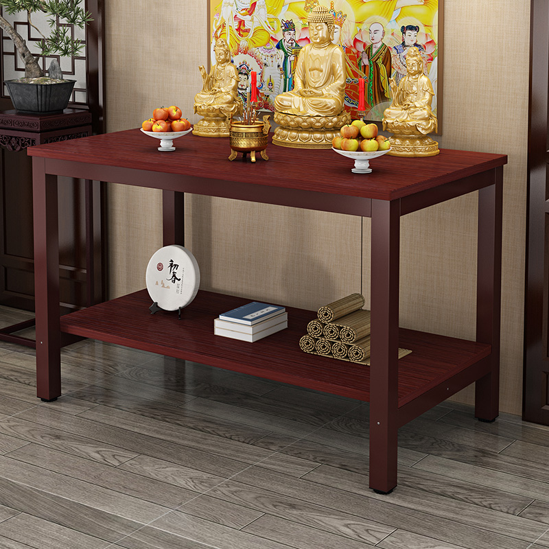 Altar for Home Use, Guanyin Bodhisattva, New Chinese Style Buddha Altar, Guan Gong Worship Table, Buddhist Niche, Offering Table, Shrine Table