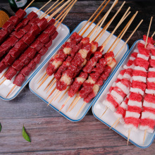 梵砂仿真烧烤食材展示生肉串模型美食展会用品仿真烤串道具假烤串