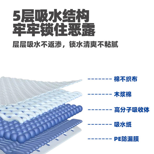 Adult pull-up pants for the elderly large size elastic waist diapers for men and women and the elderly wholesale pull-up pants