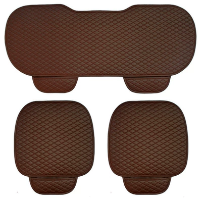Seat cushion, seat cover | Cover - small-diamond-pipi-coffee-three-piece-set