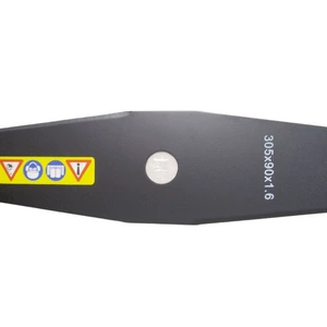 Lawn Mower Blade, Straight Three-Tooth Alloy Cutter Head, 65 Manganese Material, Wholesale Trimming Head, Weeder, Lawn Mower