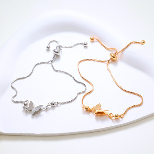 (Cross-border trading), copper fashionable bracelet, accessory, adjustable chain