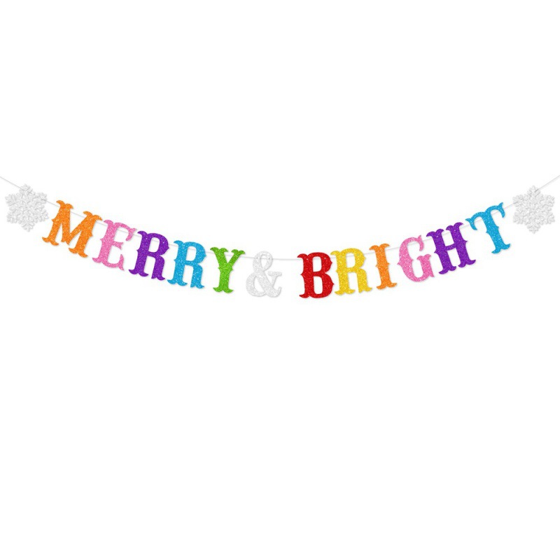 Amazon Navidad decoraciones de bandera de color bandera de bandera de bandera de Navidad decoración de fondo diseño de escena