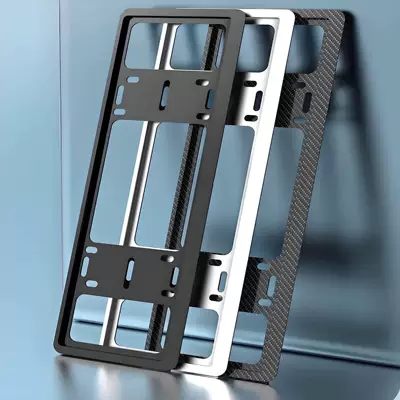 Double-Layer License Plate Frame Aluminum Alloy Protective Frame Insert-Type Anti-Breakage License Plate Border Kia Blue License Plate Holder