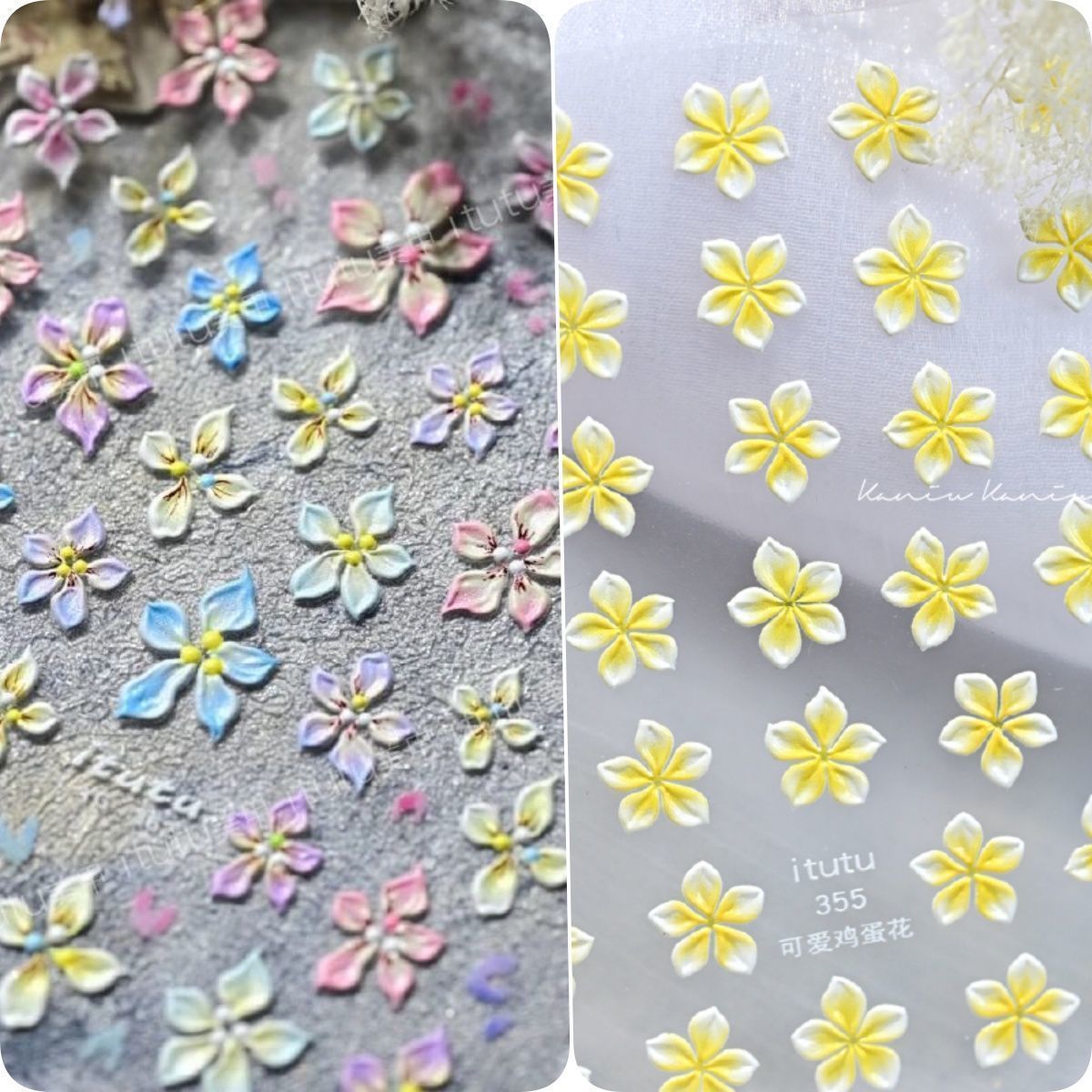 Summer nail stickers