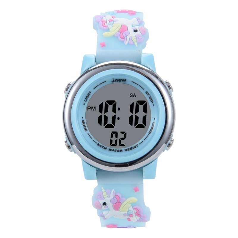 Factory direct hot life waterproof electronic watch colorful night light cross-border led sports children's electronic watch