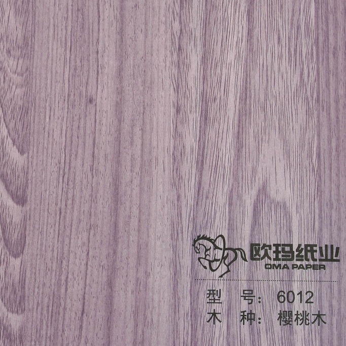 可预定樱桃木木纹转印纸 防盗门用热转印纸 金属表面转印纸