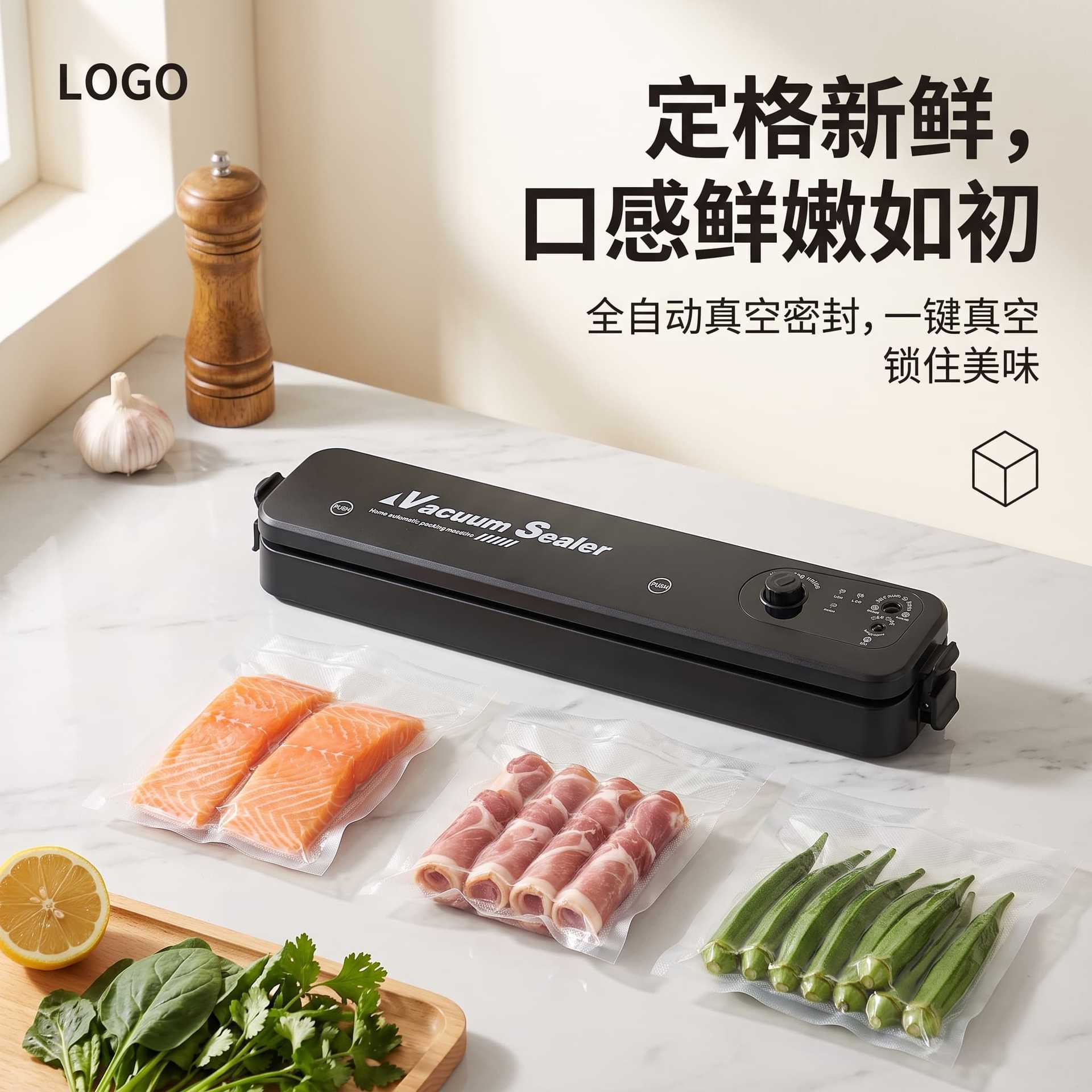 迷你真空封口机全自动塑封机小型真空机家用商用包装机食品保鲜机