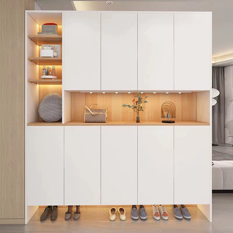 Новый домашний шкаф для хранения обуви из массива дерева