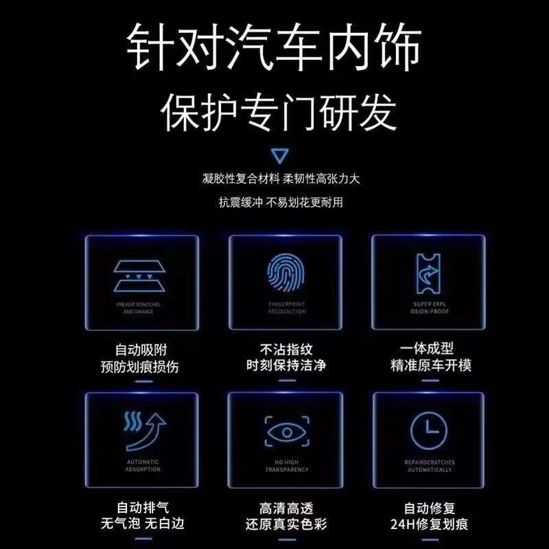 19-25 Tenth Generation Half Accord Central Control Interior Film Car Screen Tpu Film 23 Accord Interior Film Accessories