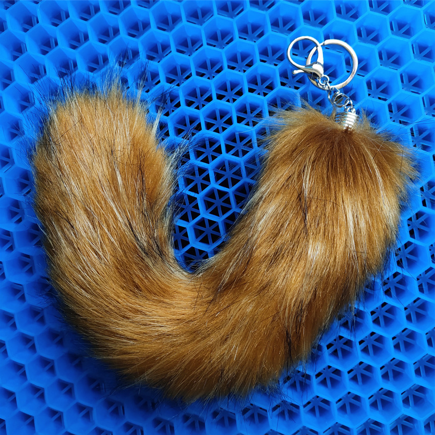 40cm长尾巴钥匙扣