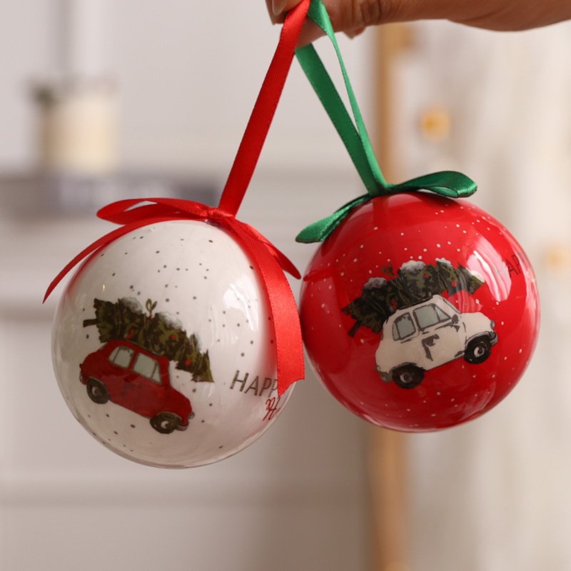 Decoraciones navideñas escenas navideñas decoración de árbol decoración de Navidad vestido DIY pegatinas colgantes transfronterizos