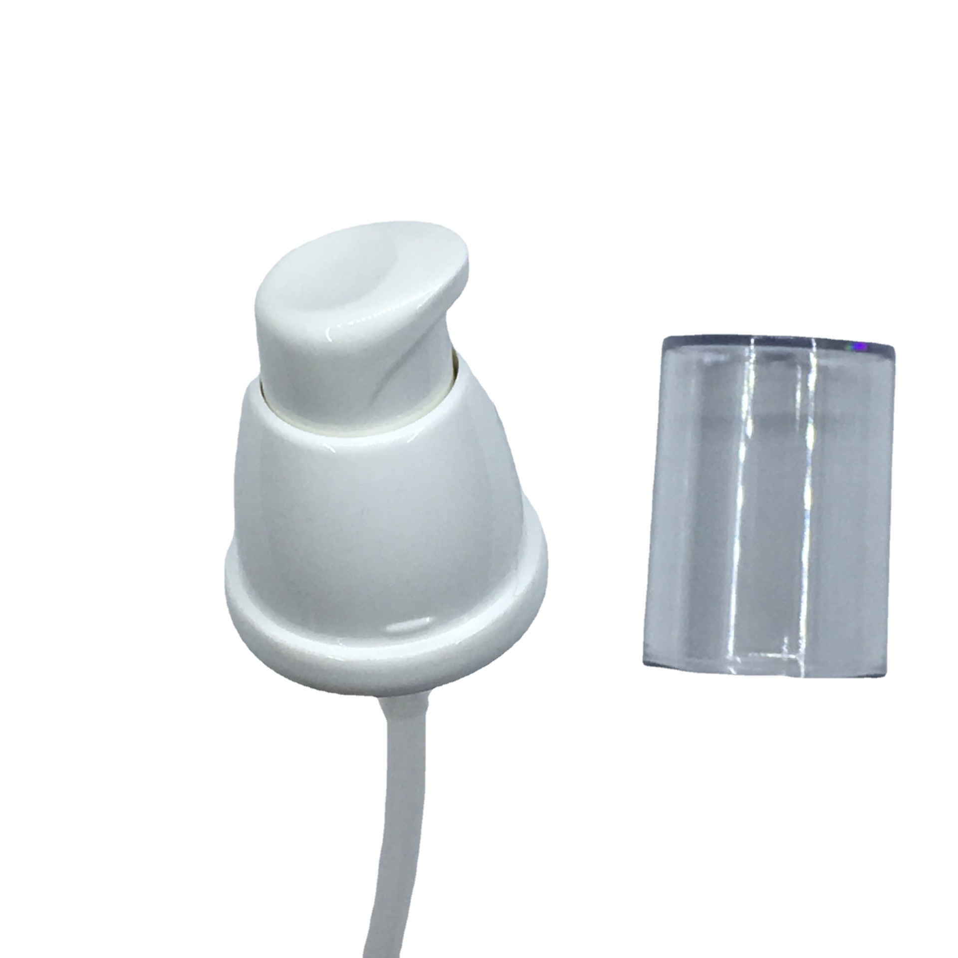 批发塑料乳液泵 膏霜BB霜按压泵24/410粉泵  200ML扁瓶方嘴乳液泵