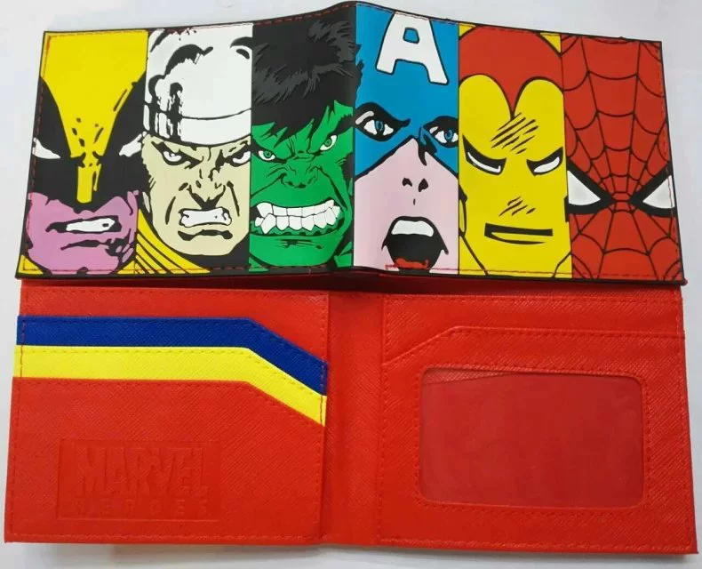 Heroes, short comics, wallet, graffiti
