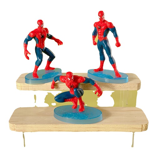 7 Spider-Man Figures Wholesale Solid PVC Model Avengers Ornaments Hero Superman Children’s Gift