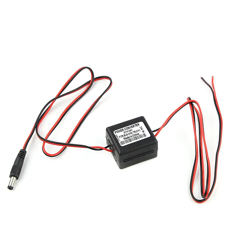 24V to 12V converter, vehicle voltage reducer, car modification navigation, 5A current, reverse rearview image transformer