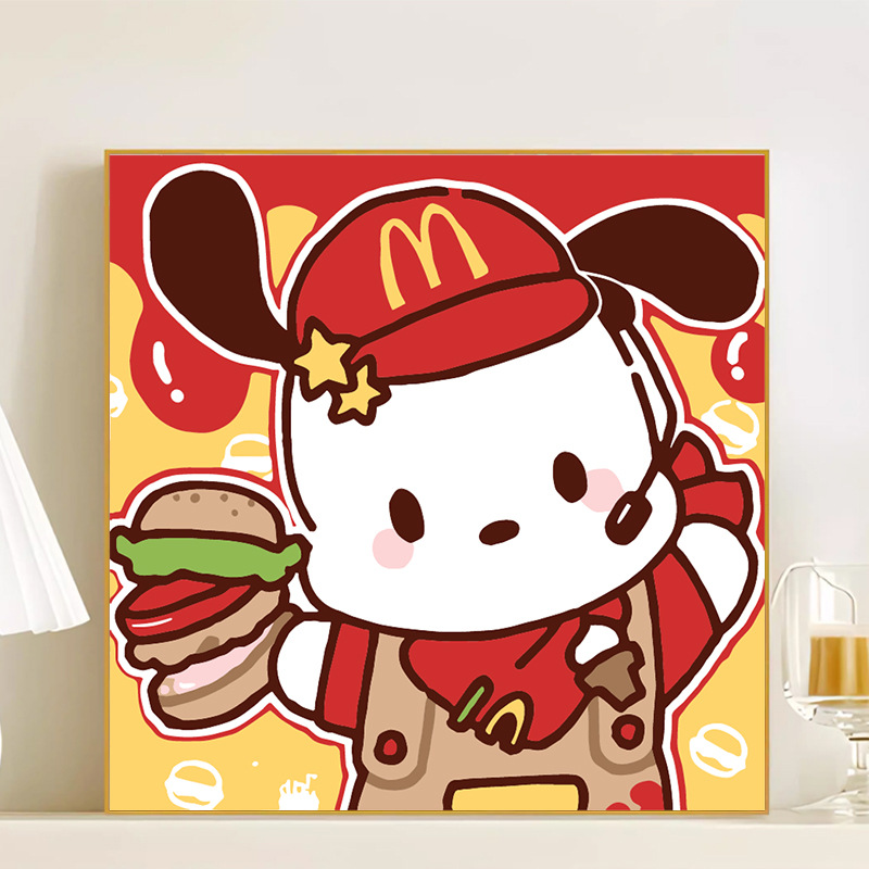 LL109 / 20*20CM（画笔+颜料+绷好内框）