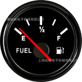 针脚安装油表 52mm指针油位表数显油表燃油表油量表 带背光灯