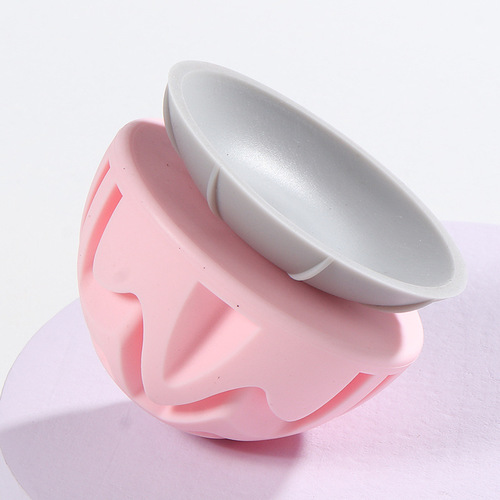 Suction cup fascia ball massage ball adsorption silicone ball foot back massage acupoint muscle relaxation meridian ball