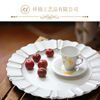 New European -style pattern retro disc Hotel banquet plate plastic plate fruit plate decoration disk source manufacturer