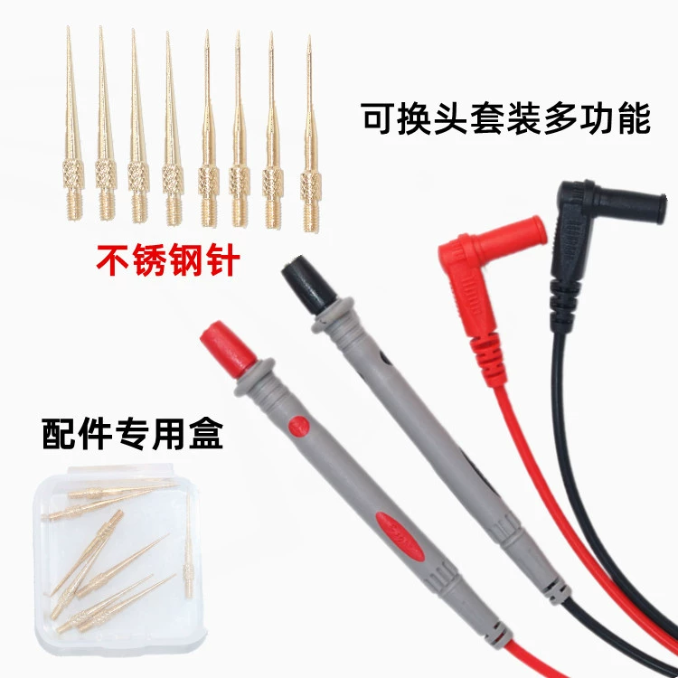 Универсальный измерительный перо из нержавеющей стали позолоченный специальный заостренный зонд антифриз силиконовый провод тест-ручка универсальный метр фитинги