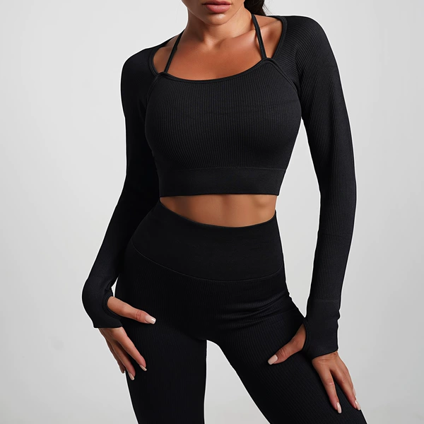 Black long-sleeve, breast pads