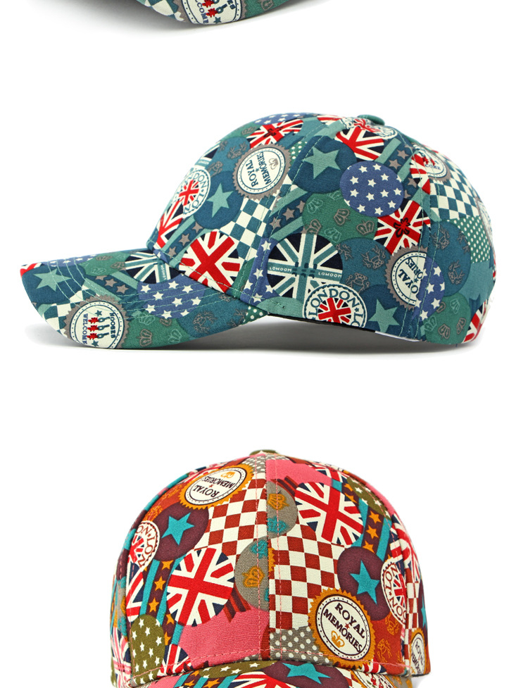 Cappello da baseball con visiera rigida e graffiti di tendenza della personalità, berretto da uomo e da donna con protezione solare, stile britannico_voghion.com